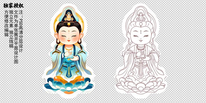 觀音菩薩插畫