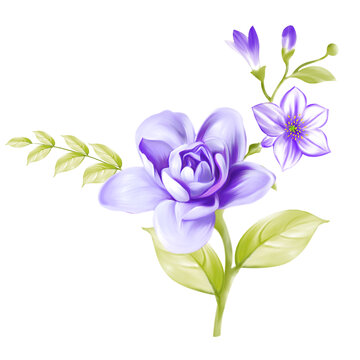 手繪花