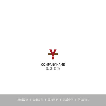 體育品牌LOGO以字母TY設(shè)計(jì)