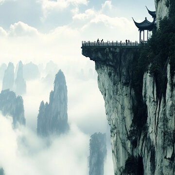 山崖風(fēng)景
