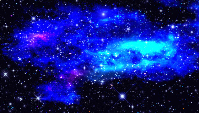 深藍(lán)色旋渦爛漫星空頂星空軟膜燈箱
