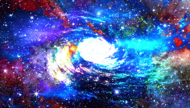 藍(lán)色旋渦宇宙星空頂星空軟膜燈箱