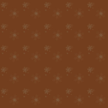 冬日圣誕新年紅底雪花滿版四方連續(xù)紋樣圖案