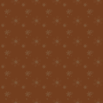 冬日圣誕新年紅底雪花滿版四方連續(xù)紋樣圖案