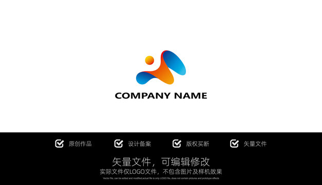 LOGO標志字母F商標設計