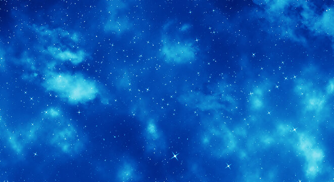 藍色宇宙星空背景