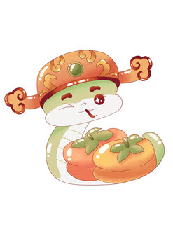 柿子蛇年