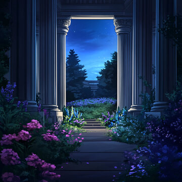 唯美花門