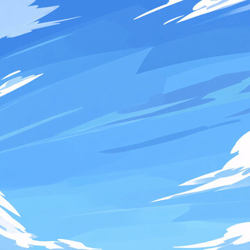 漸變藍色天空