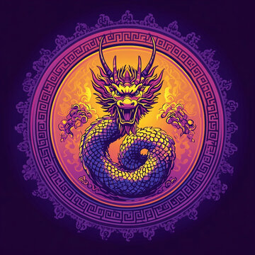 圓形龍