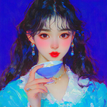 少女頭像