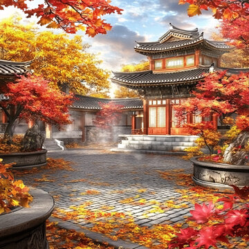 中國風(fēng)場景