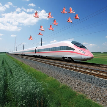 鐵路火車動車高鐵