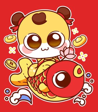蛇年卡通IP形象
