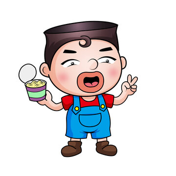 泡面小子卡通