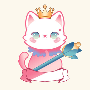 小貓插畫(huà)卡通