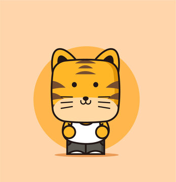 老虎卡通形象設(shè)計(jì)