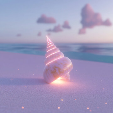 柔和漸變夢幻場景