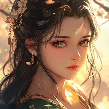 古風美女頭像封面