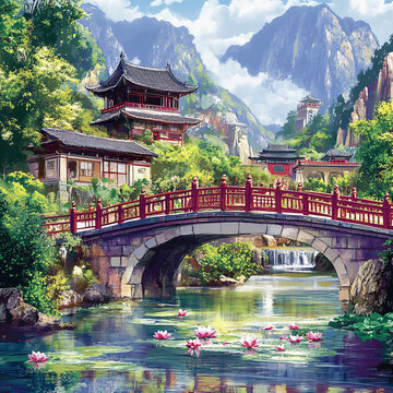 古風動畫場景