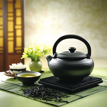茶壺黑背景高清大圖