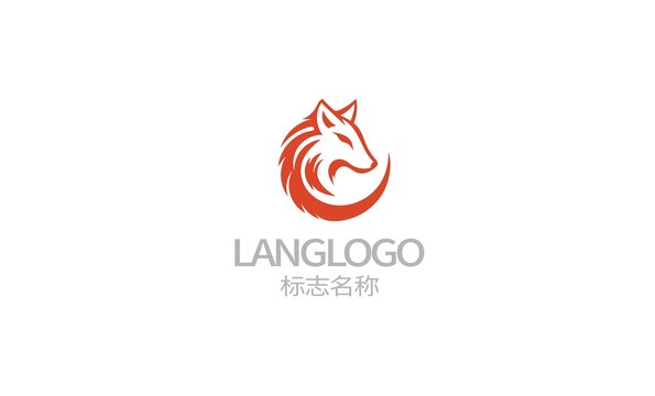 狼logo標(biāo)志