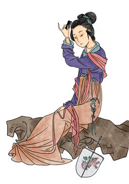梳頭