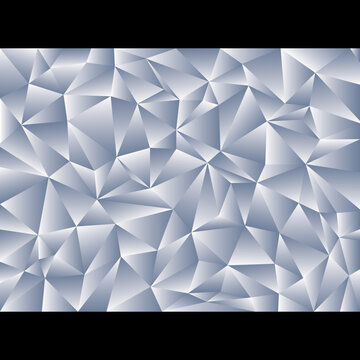多邊形銀色水晶銀箔圖案
