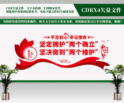 兩個確立黨建文化墻