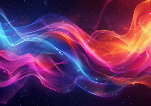夢(mèng)幻星河光影流淌