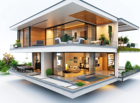 現(xiàn)代建筑住宅室內(nèi)設(shè)計(jì)圖