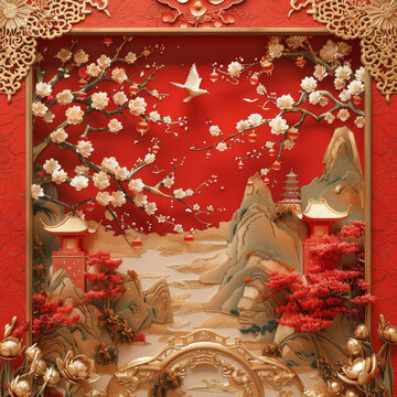 精美的中式裝飾屏風(fēng)