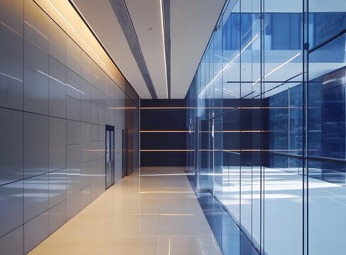 現(xiàn)代建筑室內(nèi)設(shè)計走廊