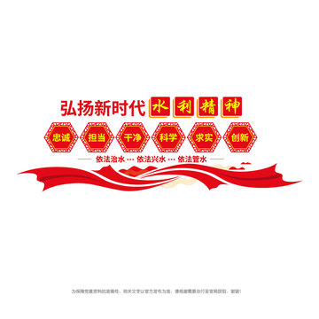 水利精神文化墻