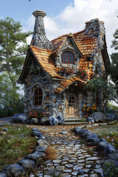 森林小屋的夢幻小屋