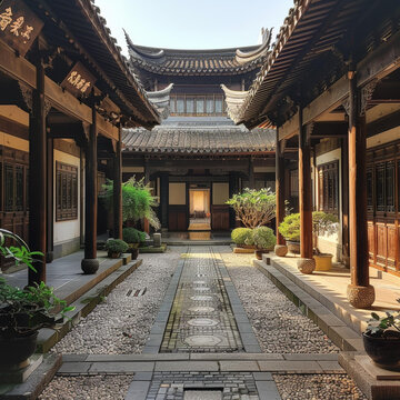 中國(guó)傳統(tǒng)民居庭院