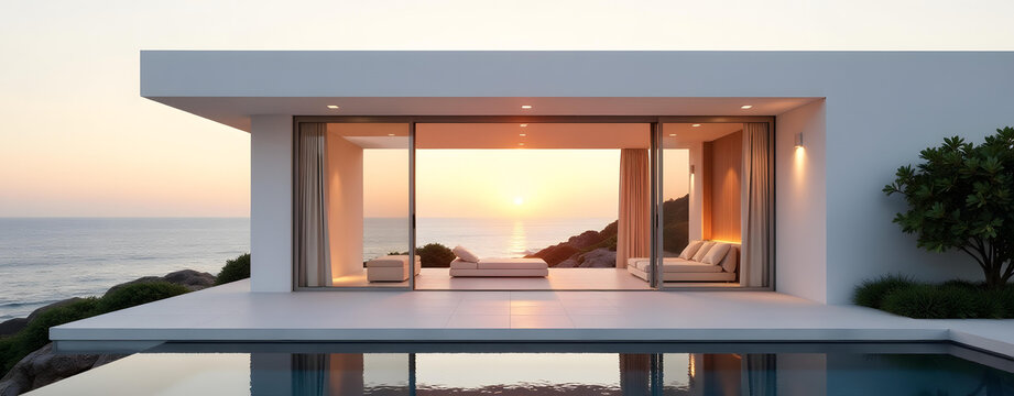 現(xiàn)代海濱別墅建筑風(fēng)格