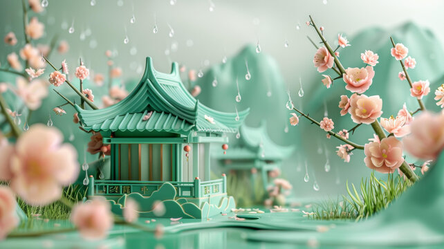 春雨江南的AI圖片