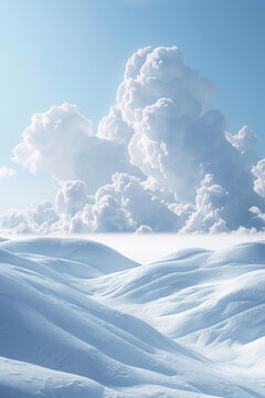 夢幻般的雪山云海