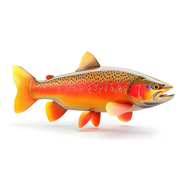 棕色鱒魚