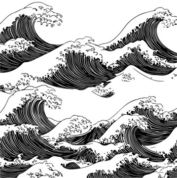洶涌洶涌的大海