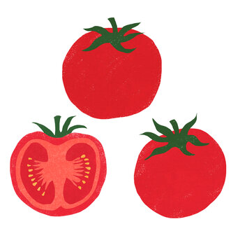 西紅柿插畫(huà)