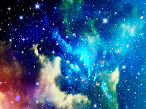 浪漫璀璨星空光