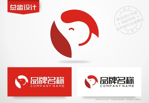 大象logo小象標(biāo)志