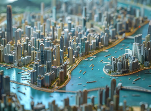 香港城市微縮模型