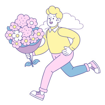 鮮花和男人