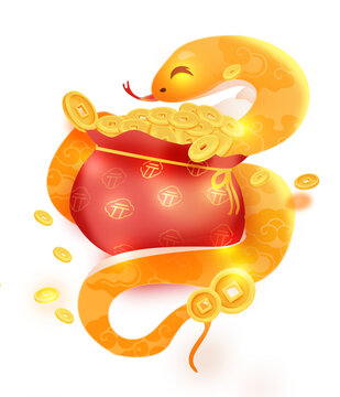 金蛇帶福袋