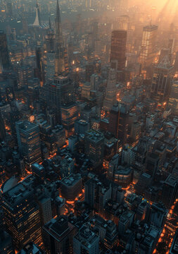 夢(mèng)幻都市夜景