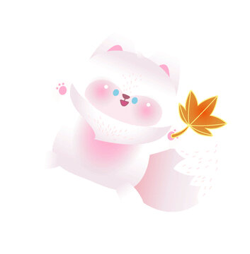 卡通可愛狐貍元素