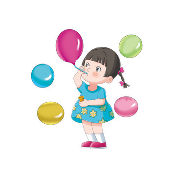 身體韻律吹泡泡